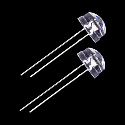 Color Diffused 0.06W Red Yellow Green Blue Amber White 3mm 5mm 8mm 10mm Round DIP LED Chip Diode